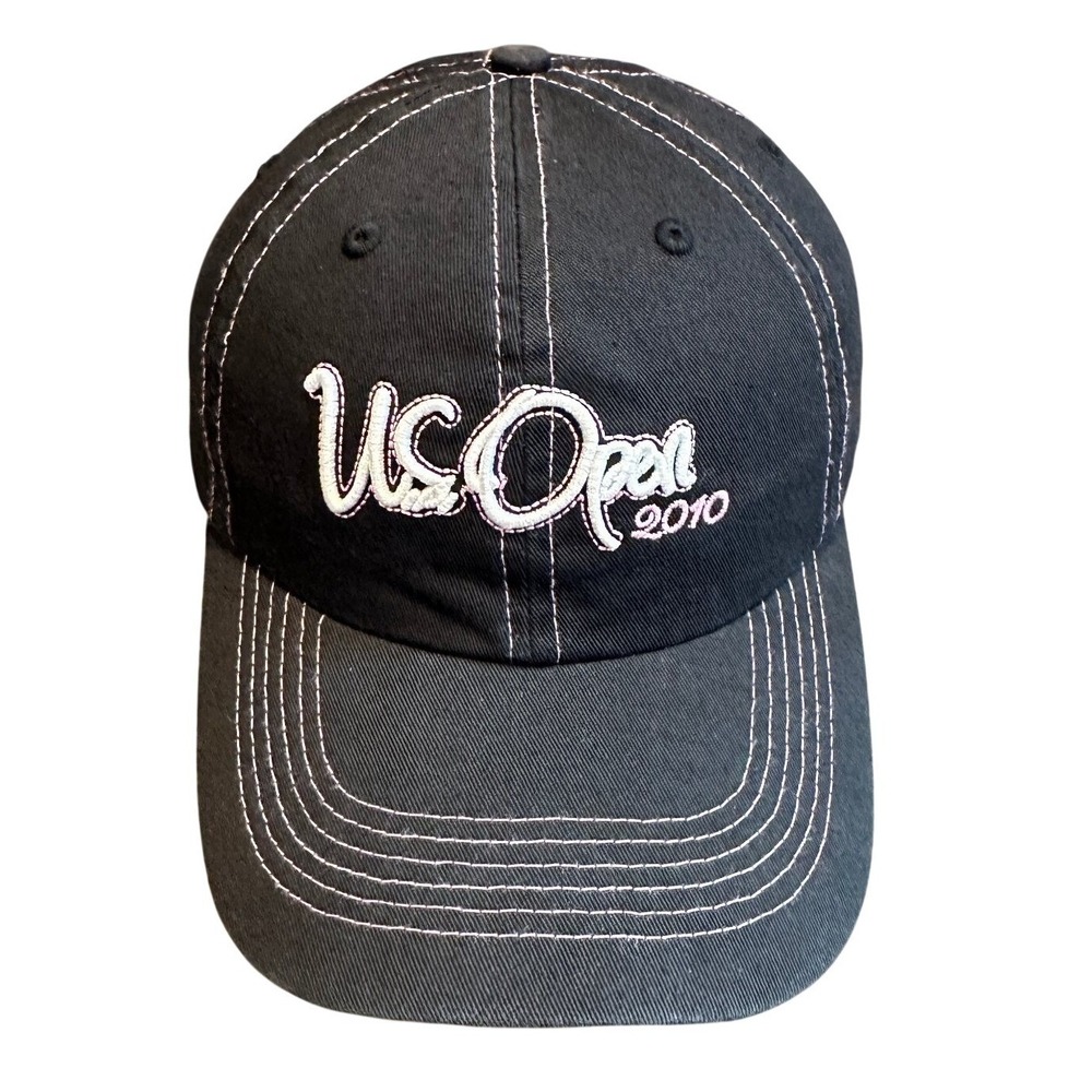 US Open‎ 2010 Pebble Beach Hat Baseball Cap Men's Adjustable Gray Pink Golf